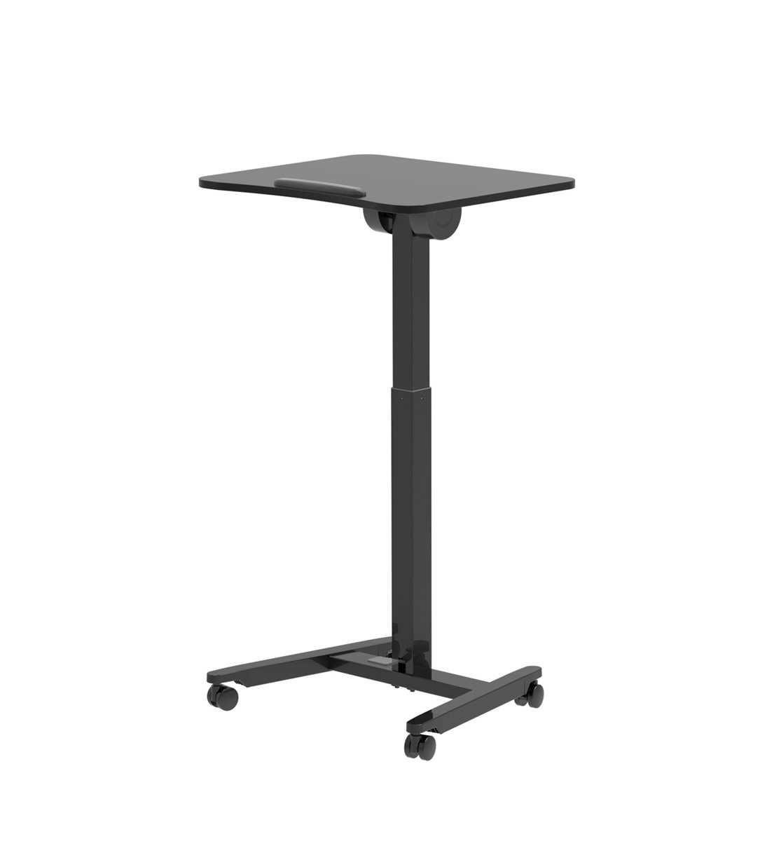Rolling Cart Gas Spring Desk for Ergonomic Workspace